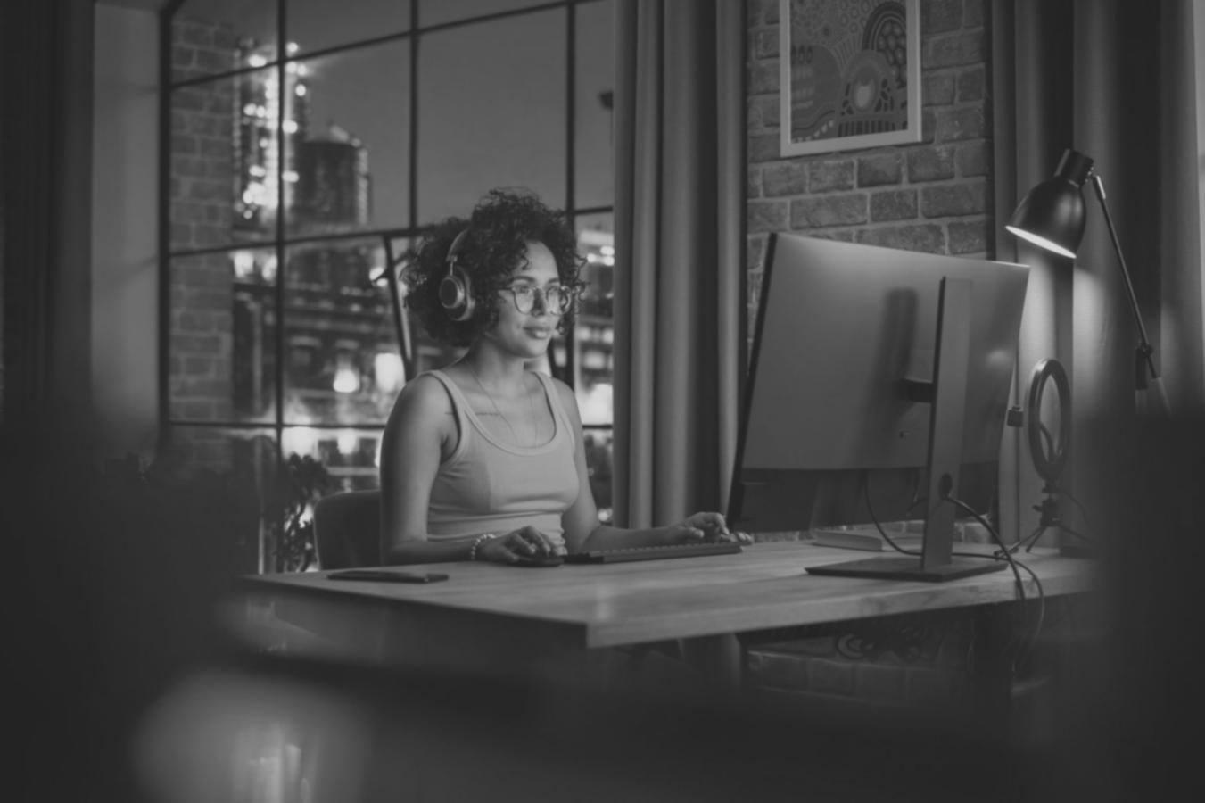 Webinar instructor demonstrating editing techniques in a live session